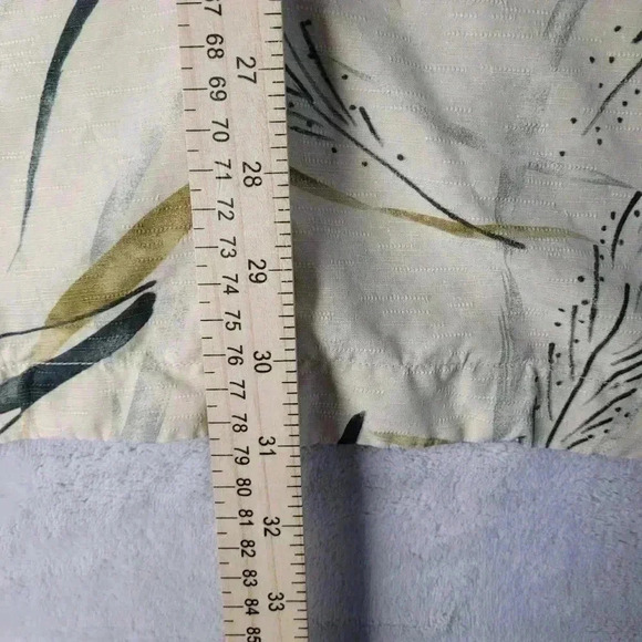 Tommy Bahama Shirt Mens 2XL Biege Floral Short Sleeve Hawaiian 100% Silk - Picture 7 of 8